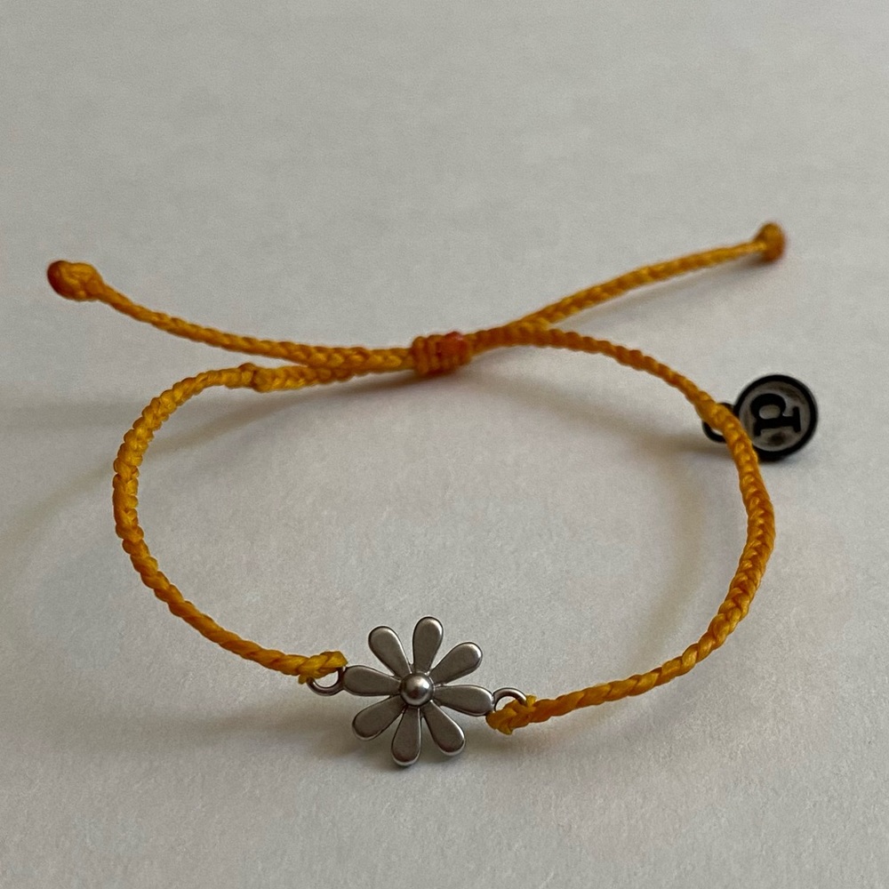 Pura Vida - Silver Sunflower and Gold Bracelet